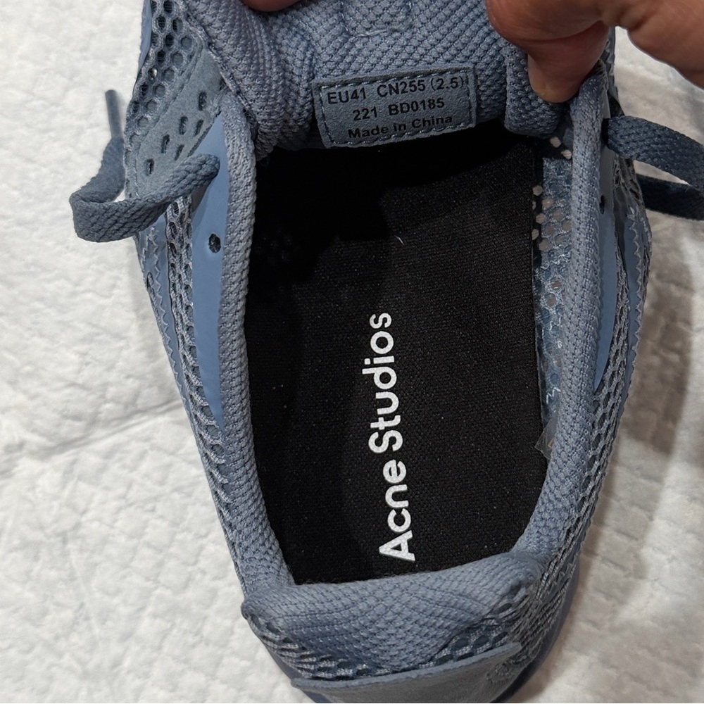 ACNE Studios Men’s N3W mesh and rubber Sneakers - Picture 8 of 16